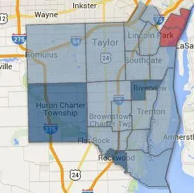 downriver map